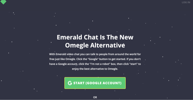 screenshot of emeraldchat