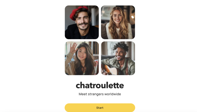 screenshot of chatroulette