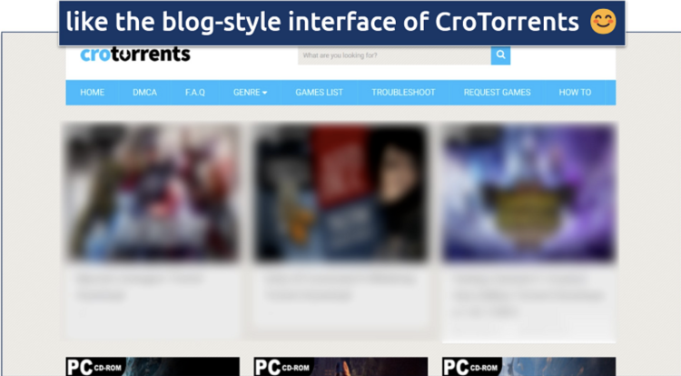 You can also request games that you wish to download