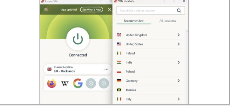 Connect to a nearby server