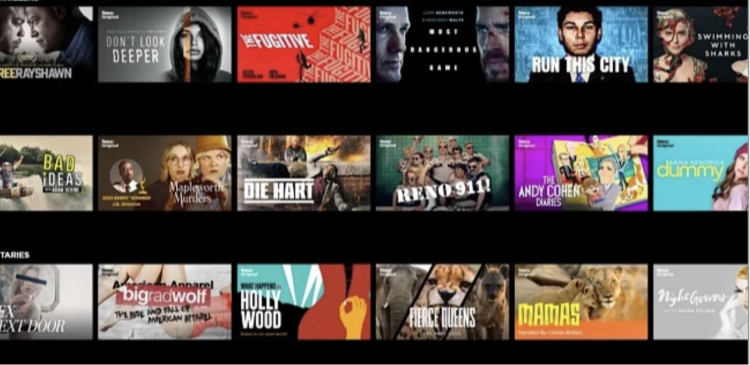 Screenshot of Roku Originals' titles on The Roku Channel